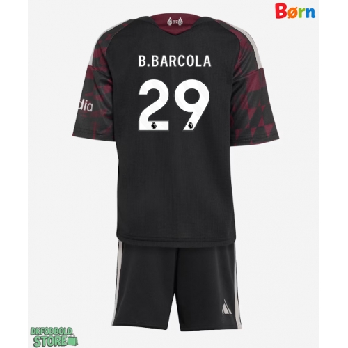 Liverpool Bradley Barcola #29 Replika Babytøj Tredje sæt Børn 2026-27 Kortærmet (+ Korte bukser)